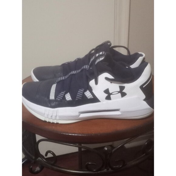 Under Armour Block City 2.0 Womens Size 9 Blue White Running Shoes Sneakers - Picture 9 of 15